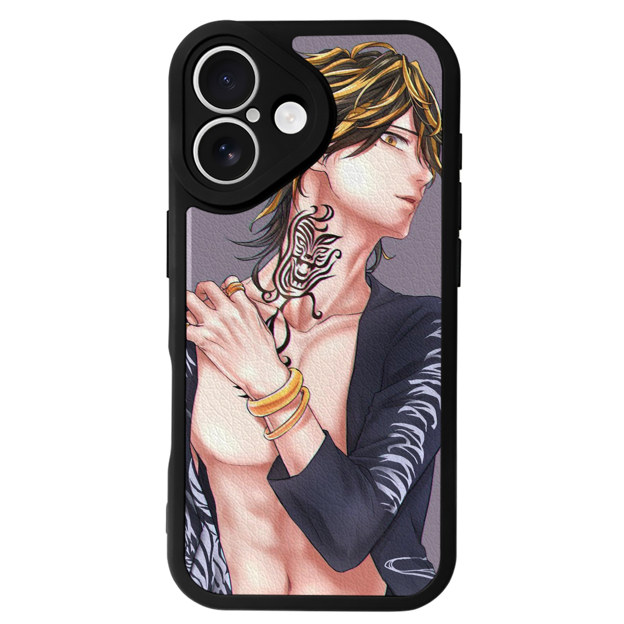 （画像用） 東京リベンジャーズ Tokyo Revengers 【iPhone 16シリーズ対応】シリコンスマホケース（レザー調） 材質：シリコン